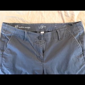 Grey Loft Modern Straight chino ankle pants